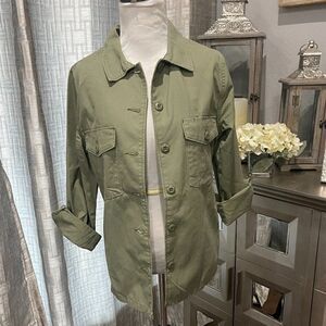 Levi Olive Green Shacket Size Small